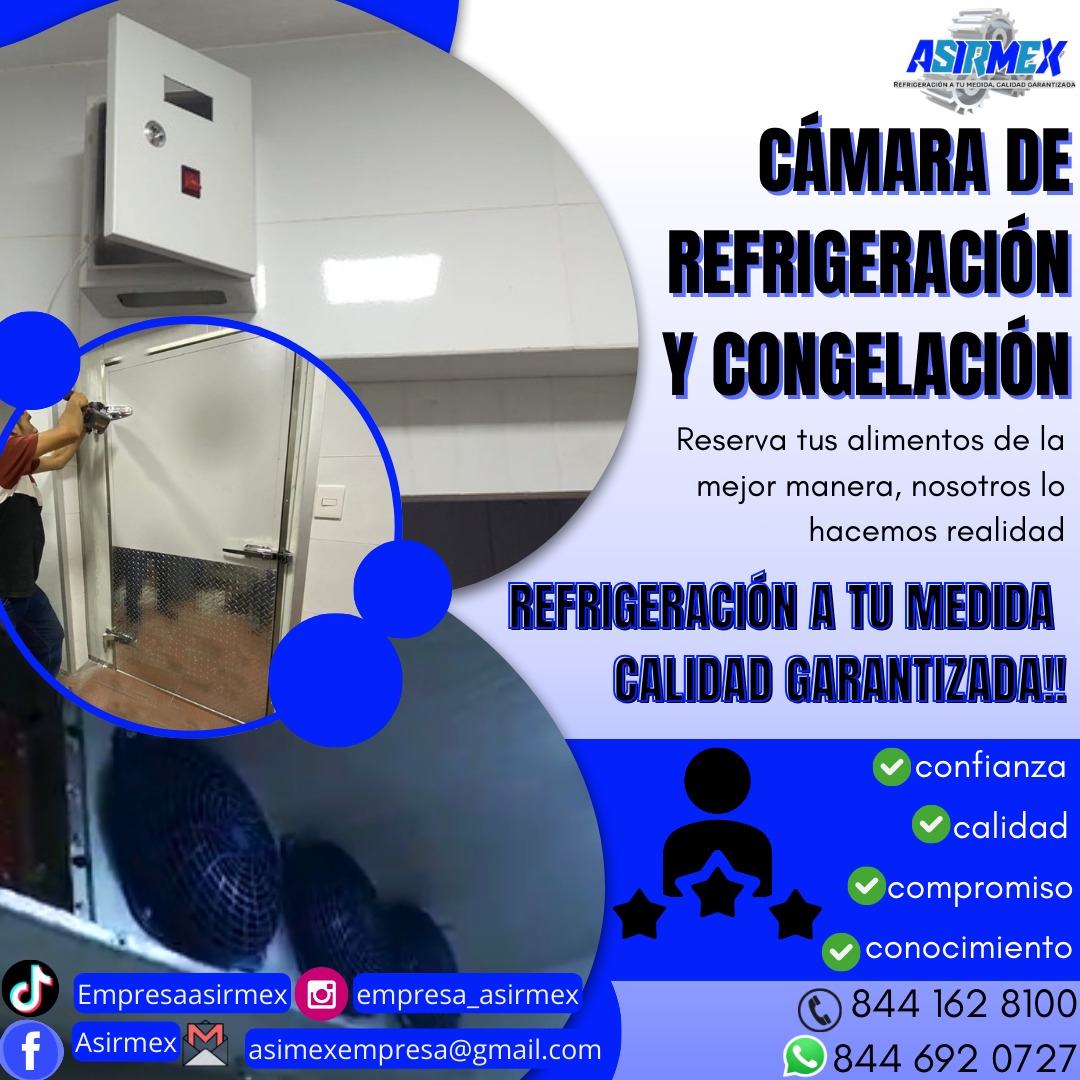 Cámara de congelación y refrigeración