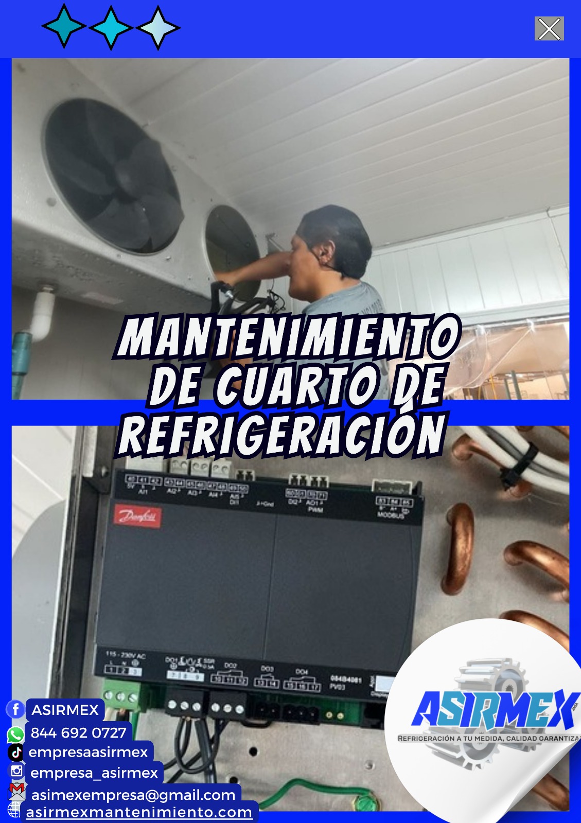 Mantenimiento a cuarto frío