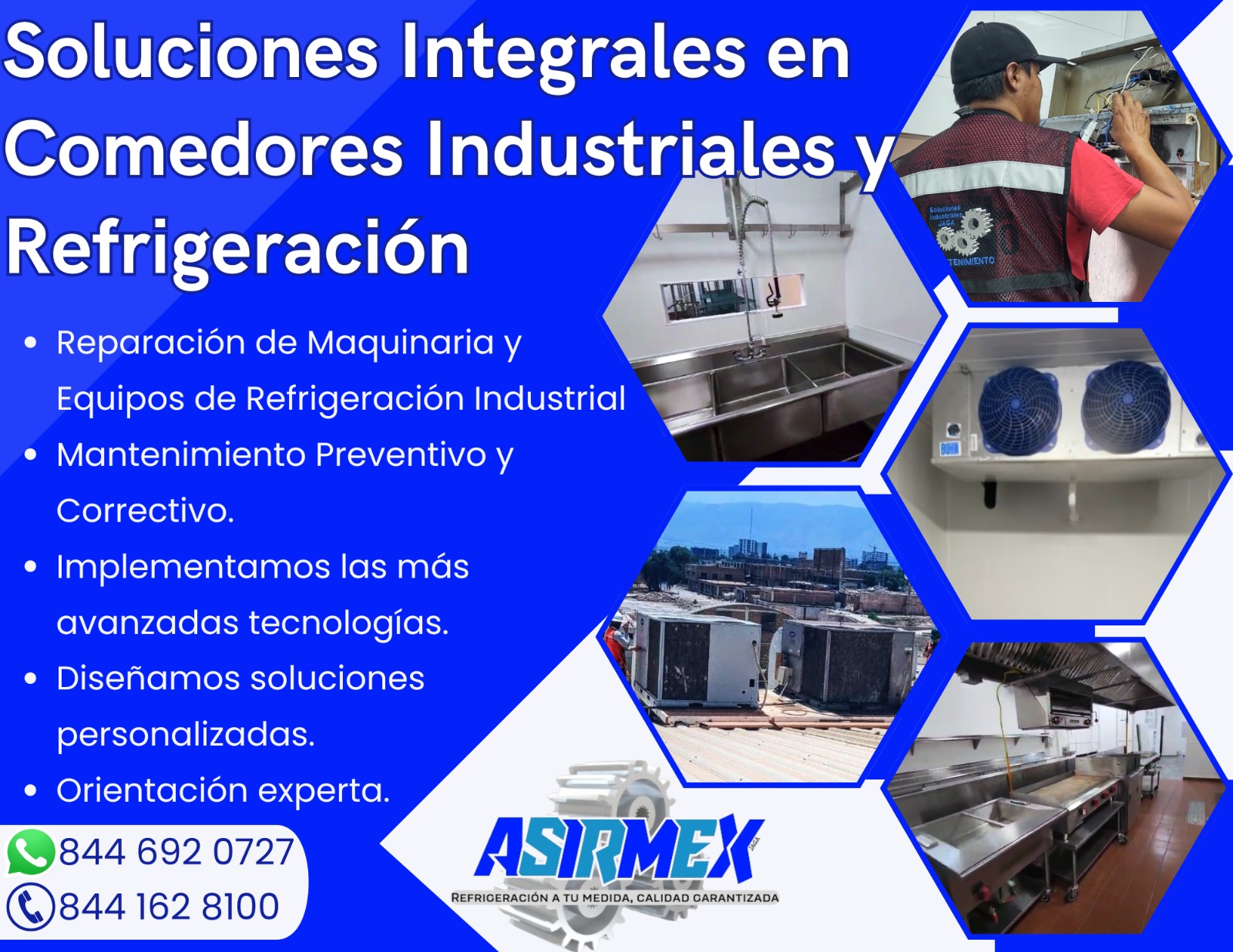 Soluciones integrales en comedores industriales y refrigeración